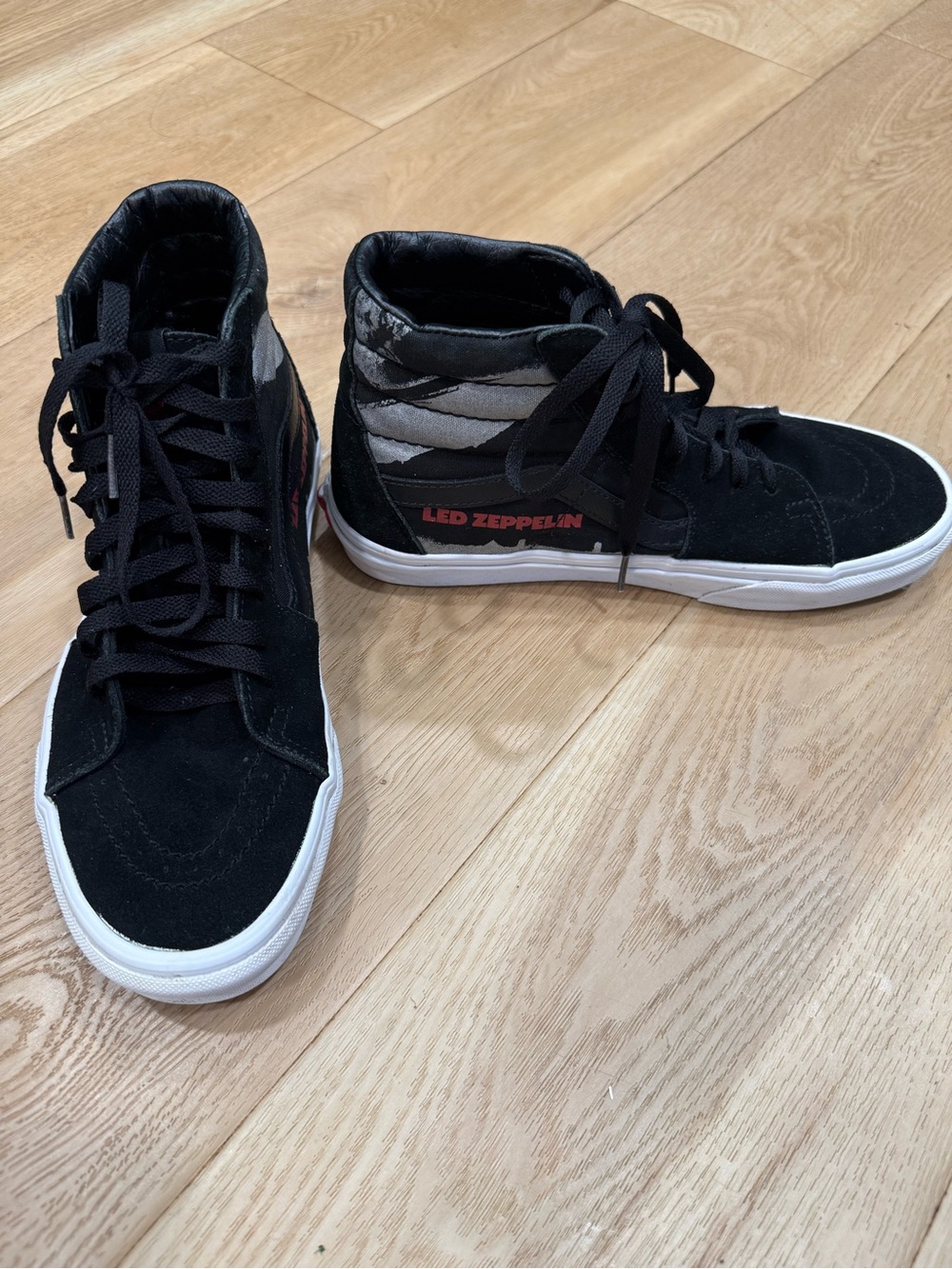 High top vans-Led Zeppelin